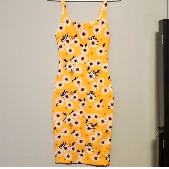 Zara sunflower basic tank dress - Picture 3 of 3